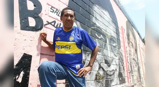 Meléndez celebró a la distancia el título de Boca. Meléndez celebró a la distancia el título de Boca.