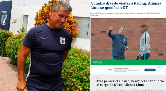 Pablo Bengoechea se va de Alianza Lima con un título en el brazo conseguido en el 2017. Pablo Bengoechea se va de Alianza Lima con un título en el brazo conseguido en el 2017.