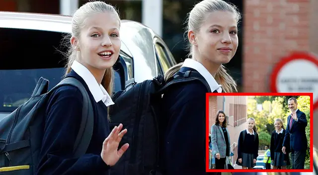 Escolar infectado por COVID-19 no compartía las carpetas con las hijas de los reyes de España