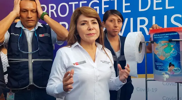 Ministra de Salud, Elizabeth Hinostroza Ministra de Salud, Elizabeth Hinostroza