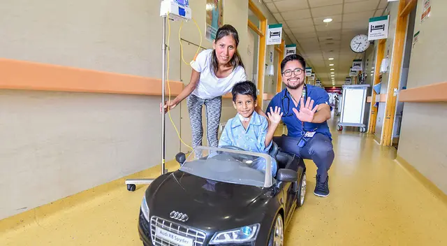 Niño salió muy bien tras una operación de cuatro horas