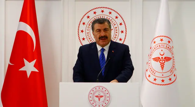 El ministro de Salud de Turquía, Fahrettin Koca. El ministro de Salud de Turquía, Fahrettin Koca.