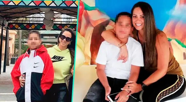 La salsera publica tierna fotografía junto a su hijo mayor. La salsera publica tierna fotografía junto a su hijo mayor.