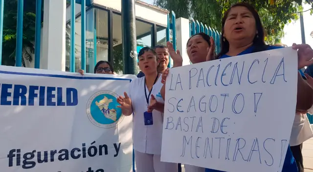 Protesta en hospital de La Molina