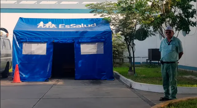 Protesta en hospital de La Molina