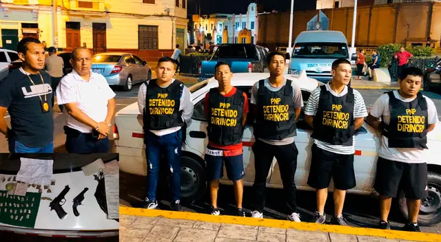 Los detenidos fueron trasladados a la Dirincri