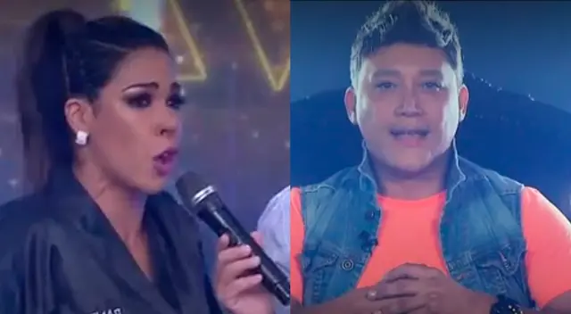 Molesta con Arturo Chumbe porque no acepta sugerencias.