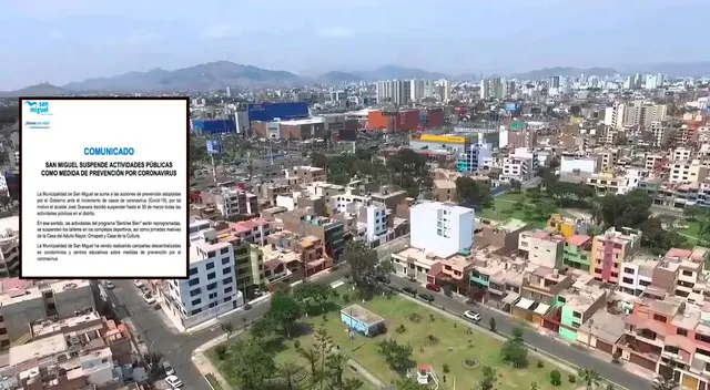 San Miguel emitió comunicado sobre medida.