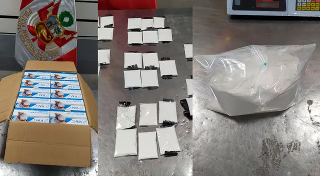 Droga camuflada en mascarillas Droga camuflada en mascarillas