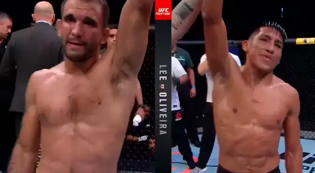 Enrique Barzola hizo su estreno en la categoría peso gallo en el UFC Brasilia.