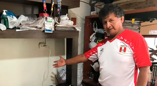 Padre del deportista sospecha de algunos vecinos. Padre del deportista sospecha de algunos vecinos.