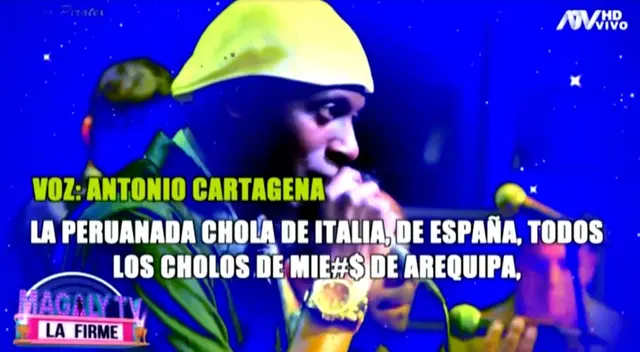 Antonio Cartagena se defiende