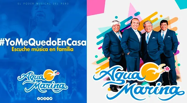 Agua Marina anuncia concierto gratuito vía Facebook.