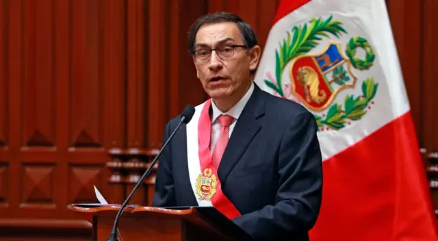 Martin Vizcarra realizó un mensaje a la nación