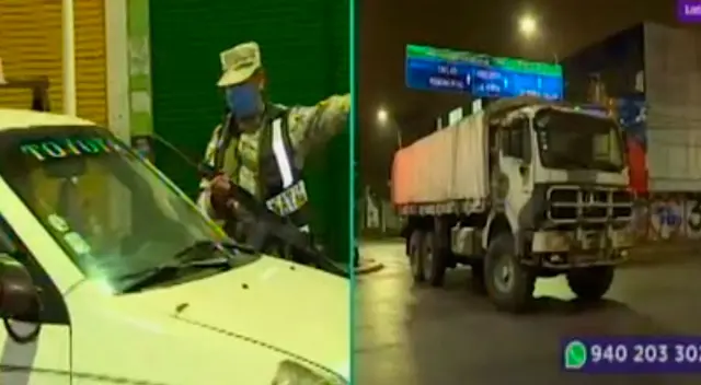 Emergencia Nacional en Perú: Policía Naval pone en orden las calles del Callao.