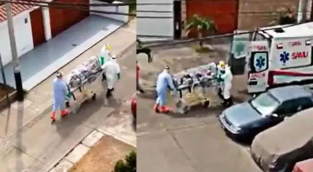 Paciente con coronavirus en Surquillo es trasladado de emergencia. Paciente con coronavirus en Surquillo es trasladado de emergencia.