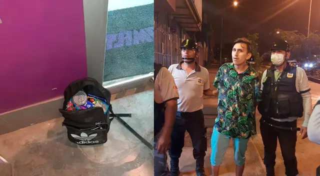 Sujetos habrían saqueado tienda en Los Olivos Sujetos habrían saqueado tienda en Los Olivos