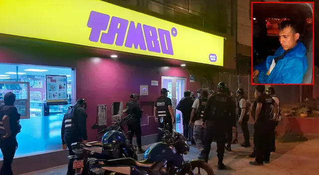 Sujetos habrían saqueado tienda en Los Olivos Sujetos habrían saqueado tienda en Los Olivos