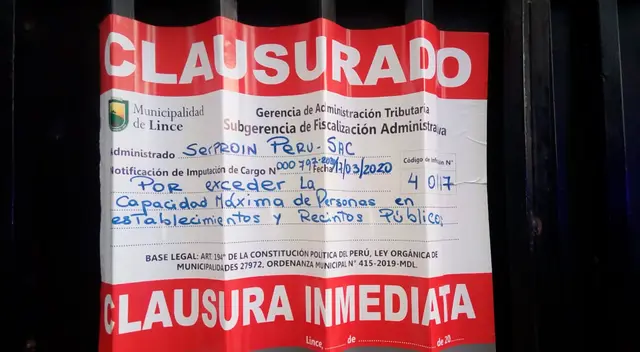 No acataron la disposición de Estado en emergencia.
