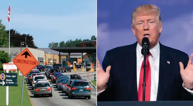 Donald Trump anunció cierre de frontera con Canadá para evitar avance de coronavirus