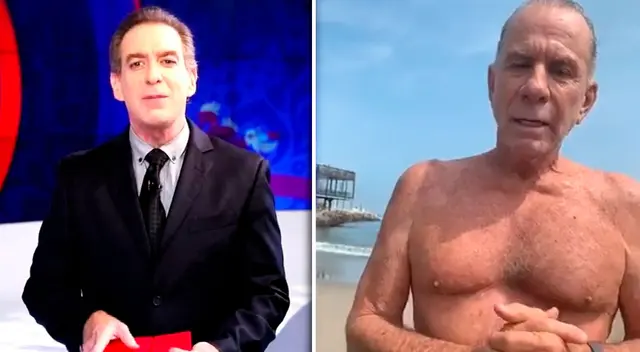 Periodista deportivo criticó al exalcalde de Lima por su comportamiento pese a aislamiento.