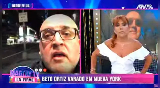 Beto Ortiz no puede regresar a Perú. Beto Ortiz no puede regresar a Perú.