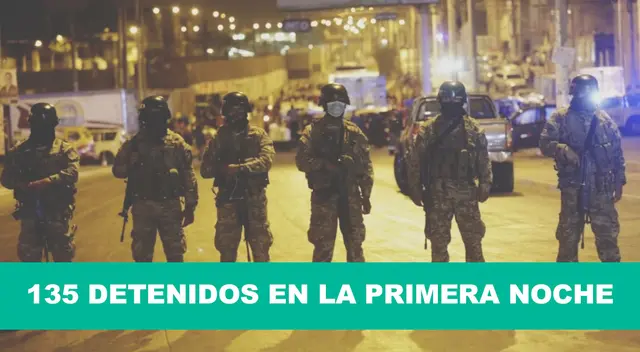 A partir de las 8:00 p.m. hasta las 5:00 a.m. de todos los días nadie podrá salir de sus casas, sino serán detenidas por las autoridades y llevadas a la comisaría.