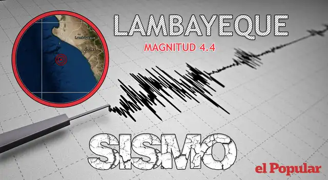 Sismo en Lambayeque se sintió esta madrugada.