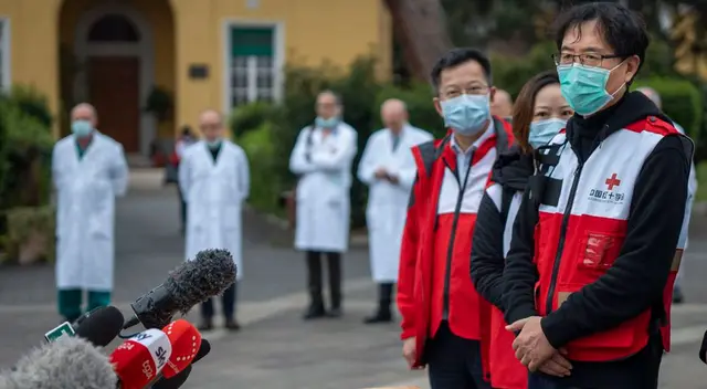 Sun Shuopeng, jefe de la delegación de la Cruz Roja de China. Sun Shuopeng, jefe de la delegación de la Cruz Roja de China.