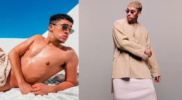Bad Bunny posa desnudo en Instagram.