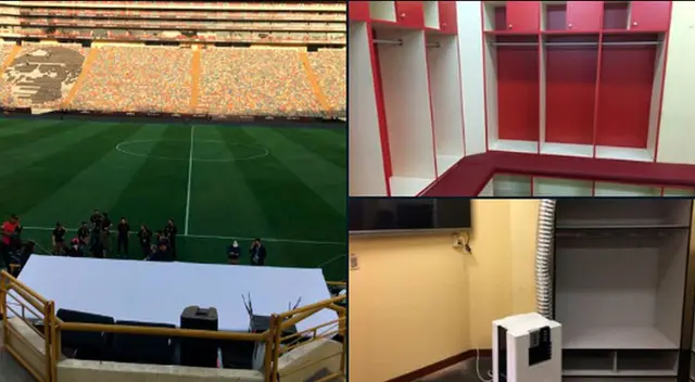 El estadio Monumental está listo para recibir enfermos de coronavirus.