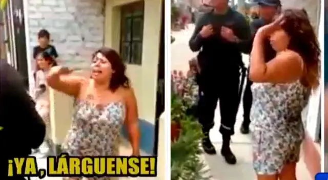 Una mujer en estado de ebriedad reaccionó con violencia cuando serenazgos le pidieron que entrara a su domicilio a acatar la cuarentena. Una mujer en estado de ebriedad reaccionó con violencia cuando serenazgos le pidieron que entrara a su domicilio a acatar la cuarentena.