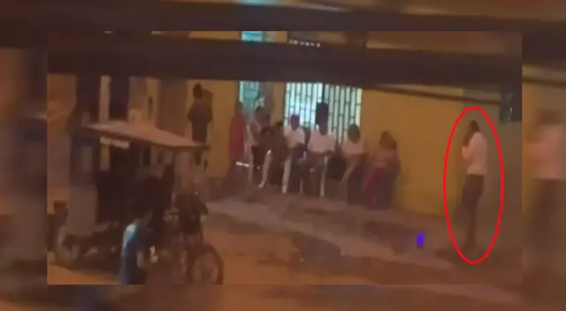 Predicador en vía pública durante toque de queda. Predicador en vía pública durante toque de queda.