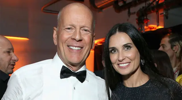 Demi Moore le envía mensaje a su expareja Bruce Willis.