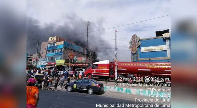 Incendio en Carabayllo