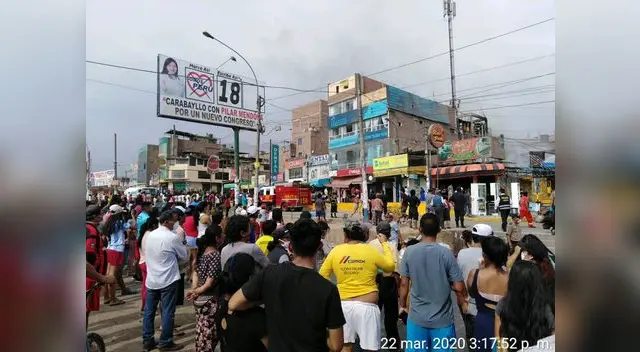 Incendio en Carabayllo
