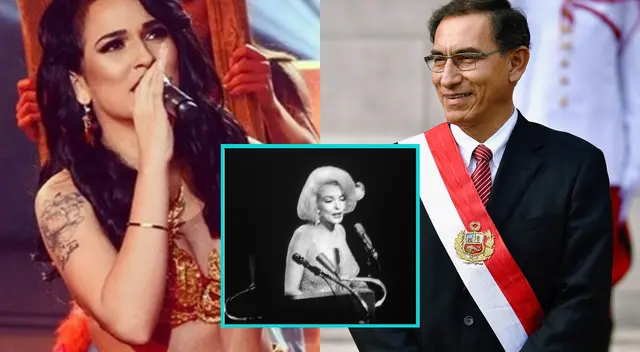 Daniela Darcourt no pudo dejar de mandarle saludos a Martín Vizcarra en su onomástico.