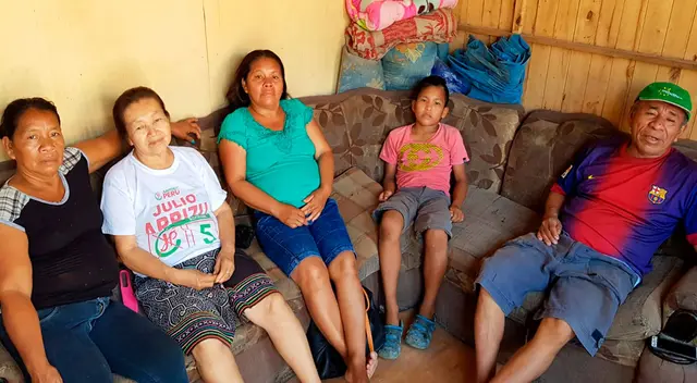 Familia de la comunidad de Cantagallo. Familia de la comunidad de Cantagallo.