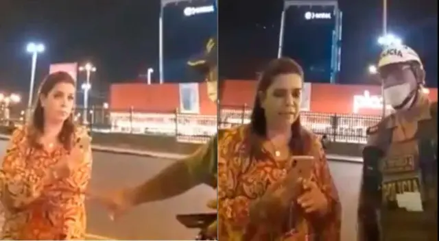 La periodista también pidió al Ministerio de Defensa y al Mininter que la dejen trabajar.