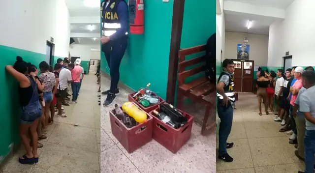 Miembros de la Marina de Guerra son detenidos por estar tomando en estado de emergencia Miembros de la Marina de Guerra son detenidos por estar tomando en estado de emergencia