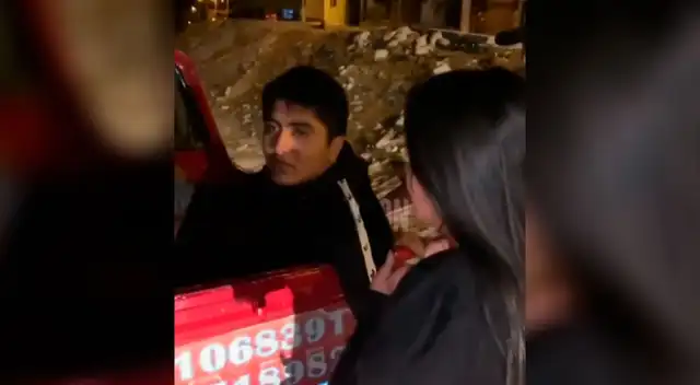 El hombre salió de su casa para cumplir un antojo a su esposa