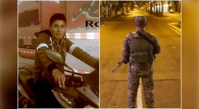 Soldado Ronald atropellado durante el estado de emergencia Soldado Ronald atropellado durante el estado de emergencia