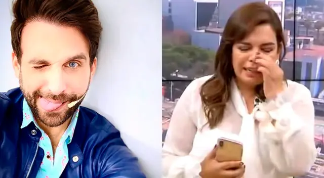 Rodrigo González se burla de Milagros Leiva. Rodrigo González se burla de Milagros Leiva.