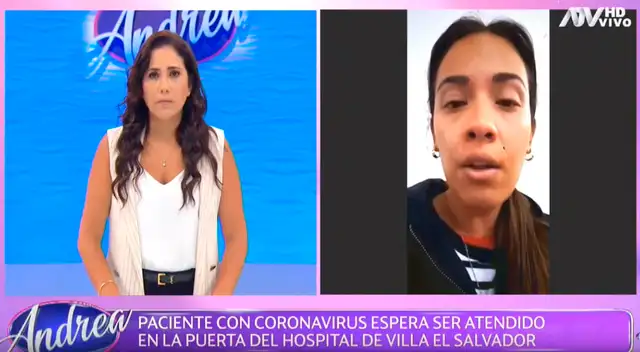 Andrea Llosa ayudó a hombre con COVID-19. Andrea Llosa ayudó a hombre con COVID-19.