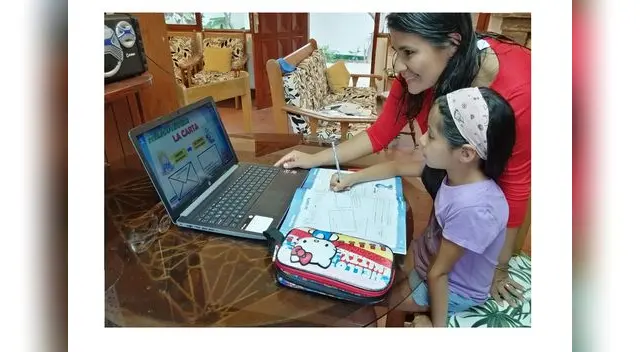 Las clases virtuales serán desarrolladas por los profesores del colegio Saco Olivero Las clases virtuales serán desarrolladas por los profesores del colegio Saco Olivero