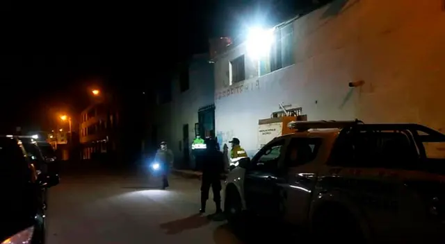 Policía en operativo.