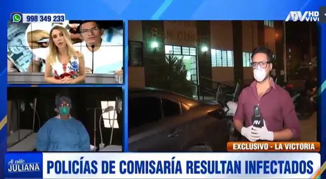 Policías habrían sido infectados con COVID-19.