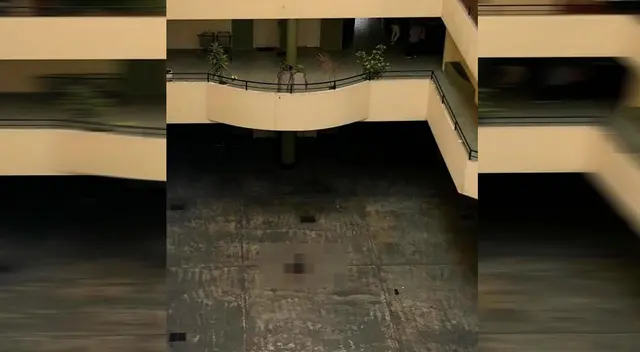 Víctima cayó en patio central de inmueble. Víctima cayó en patio central de inmueble.