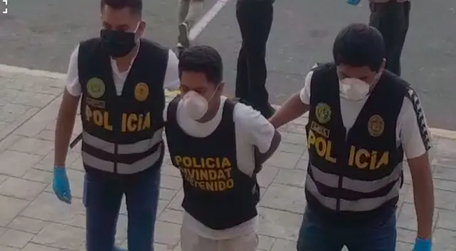 El detenido  trasladado a Dirincri