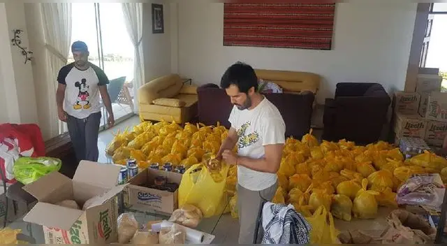 Empresario Yaqoob Mubarak se comprometió ayudar con víveres al pueblo trujillano. Empresario Yaqoob Mubarak se comprometió ayudar con víveres al pueblo trujillano.